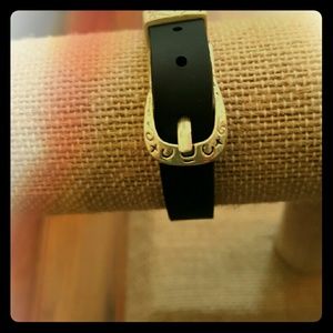 LAST CHANCE Black silicone band