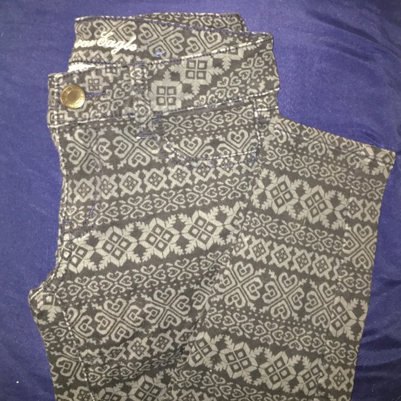 American eagle Aztec print jeggings