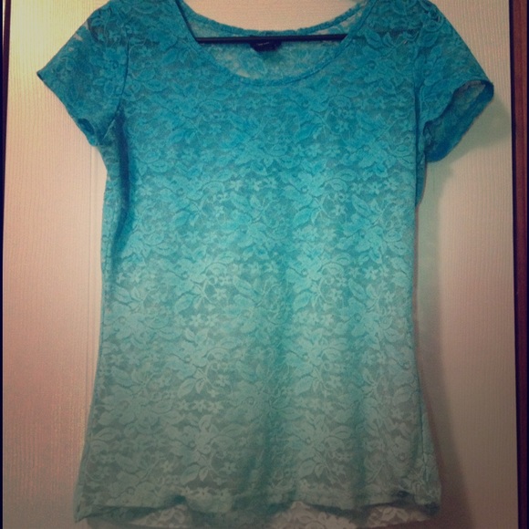 See Through Laced T Shirt
