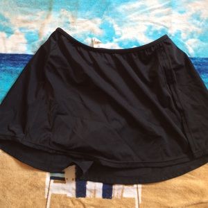 Separates Aqua couture black swim bottom