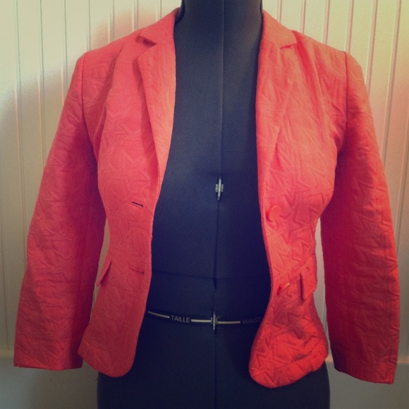 Gorgeous coral blazer