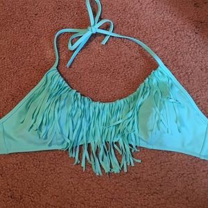 VS PINK fringed bikini top sz medium