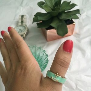 ‼️NWOT‼️ turquoise nautical ring size 6