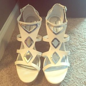 Open toe wedges