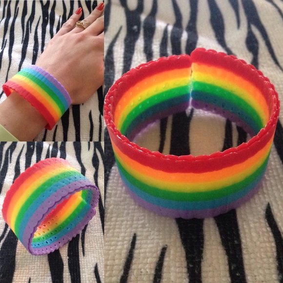 🌈Pride Inspired Cuff Festival Bracelet 🌈