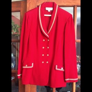 St. John matching top, skirt and blaze set!