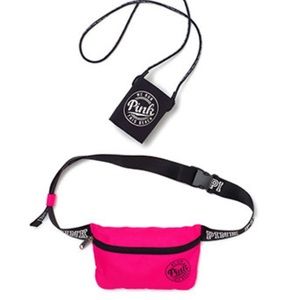 Pink by Victoria's Secret Fanny Pack + Holder 💖