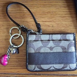 Gently used small coach wallet