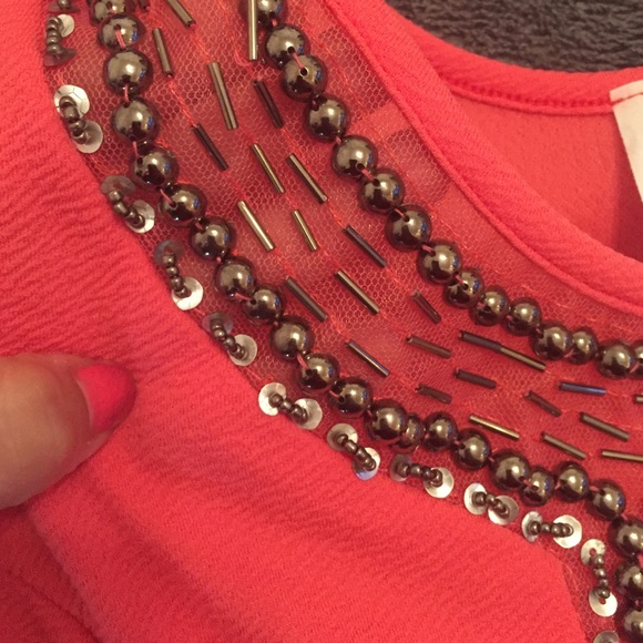 NWOT! Coral Blouse - Picture 3 of 3