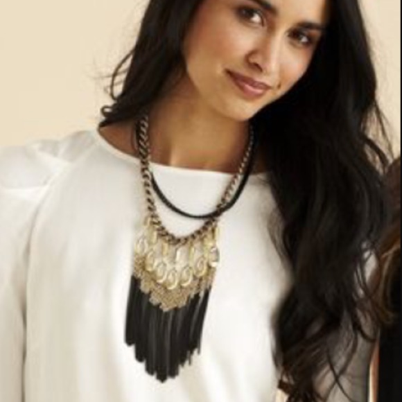 Stella & Dot Lillith Fringe Necklace