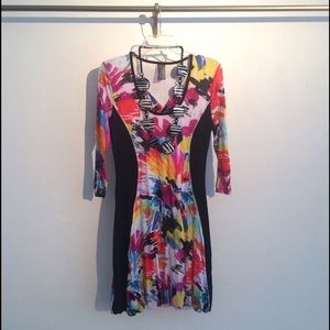 Multicolored Party Dress NWTR