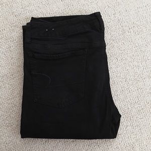 Black American Eagle Jeggings