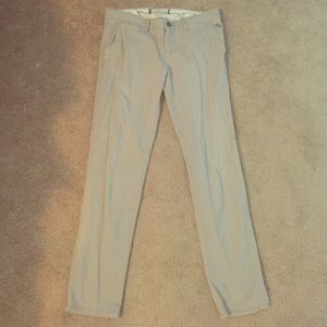 Beige Abercrombie & Fitch Chino Pants
