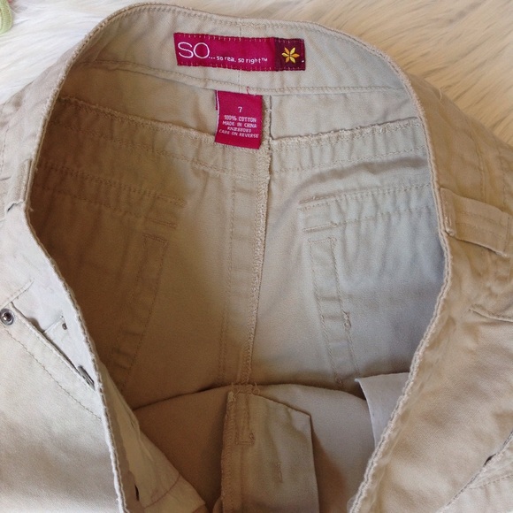 ❤️NWOT❤️Tan 5 Pocket Jean Shorts - Picture 4 of 4