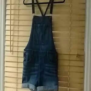 Blue Jean Short Overalls