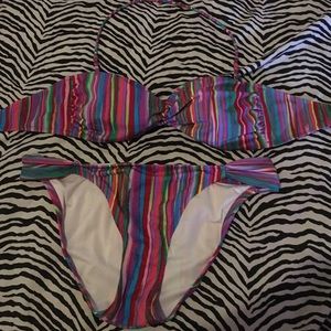 VS 2 piece striped bikini