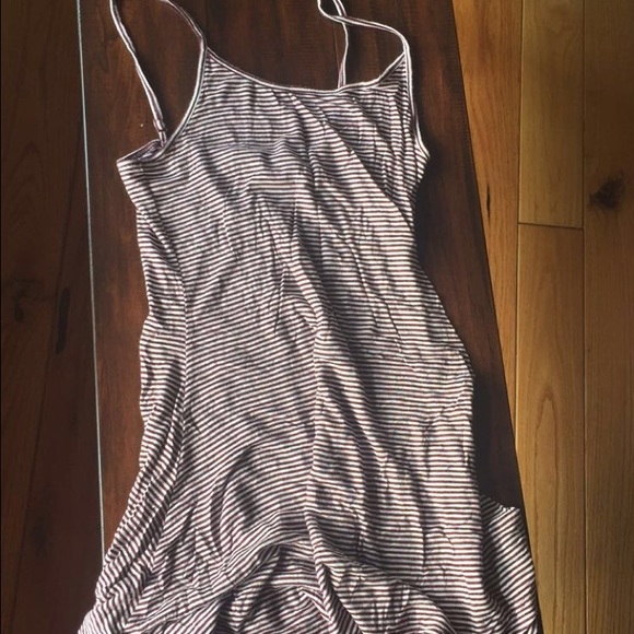 Brandy stripe tank dress