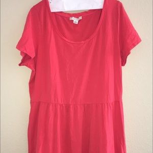 Forever 21-3X-Coral Skater Dress