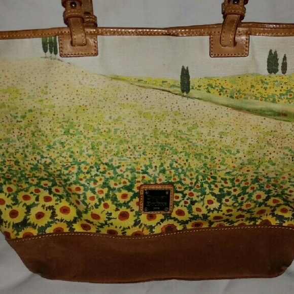 Canvas Dooney and Burke large purse