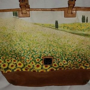Canvas Dooney and Burke large purse