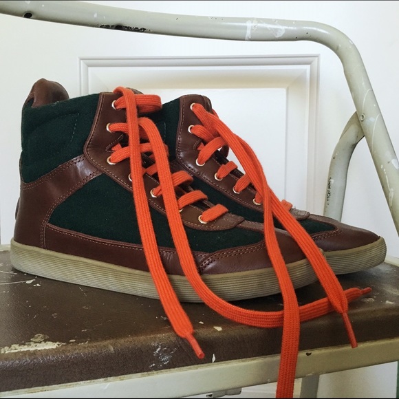 Super Cool Tory Burch Wedge Evelin High Top Sneaks