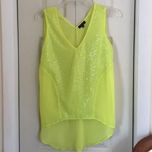 Sparkly shear top. Like new!