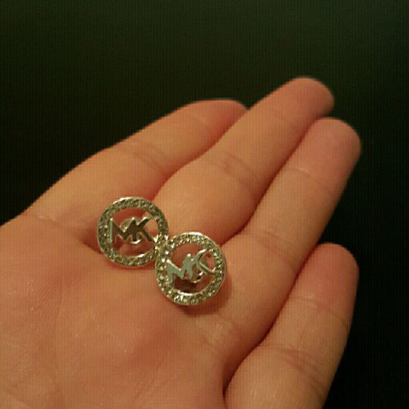 MK Silver Earrings - Picture 4 of 4