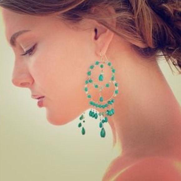 Stella & Dot Azure Couture Earrings