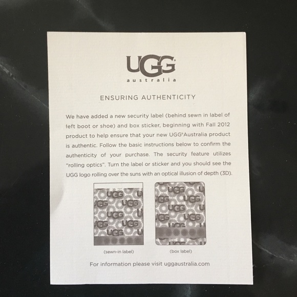 SOLD Authentic Classic Cardy Uggs - Picture 3 of 4