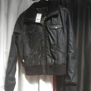 Leather jacket