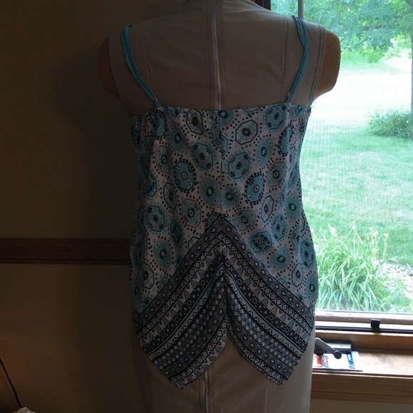 Blue,black,and white tank top from rue 21💜 - Picture 3 of 4