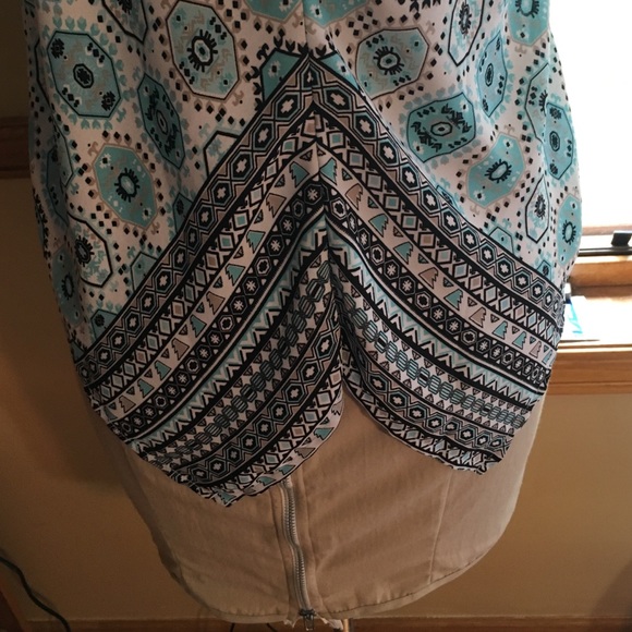 Blue,black,and white tank top from rue 21💜 - Picture 4 of 4