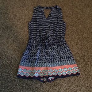 Patterned Romper