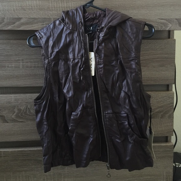 Forever 21 Faux Leather Vest