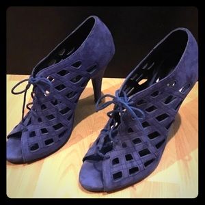 Zara👠 Cobalt blue laced shoes