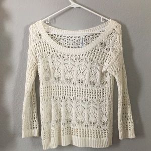 Open Knit sweater