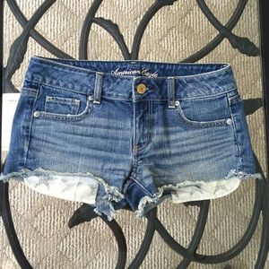 American Eagle Outfitters Cutoff Star Jean Shorts