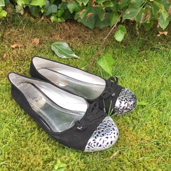 Black flats Mirror Classy Size 9.5