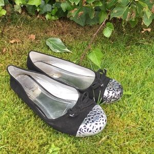 Black flats Mirror Classy Size 9.5