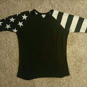 Black and White Stars and Stripes Randy