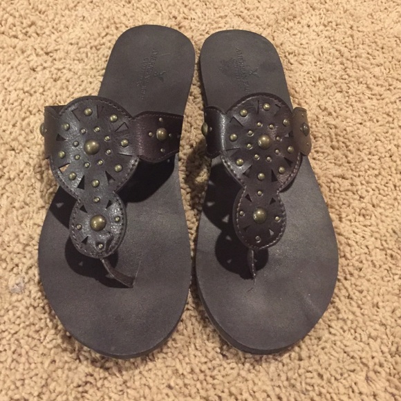 American Eagle Bejeweled Sandals!