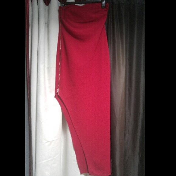 Strapless dress