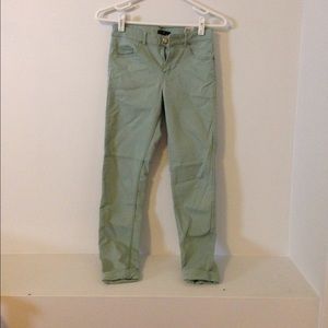 Turquoise jeans