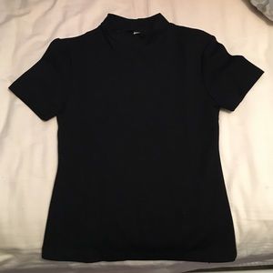 American Apparel black turtle neck tshirt