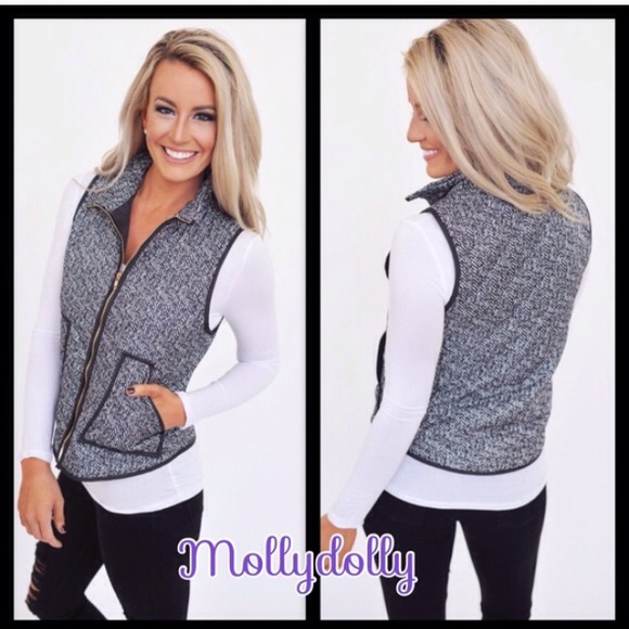 ❣LAST❣ Herringbone Quilted Vest Junior Size - Picture 3 of 4