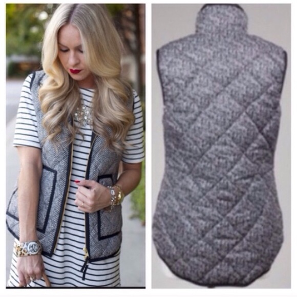 ❣LAST❣ Herringbone Quilted Vest Junior Size - Picture 4 of 4