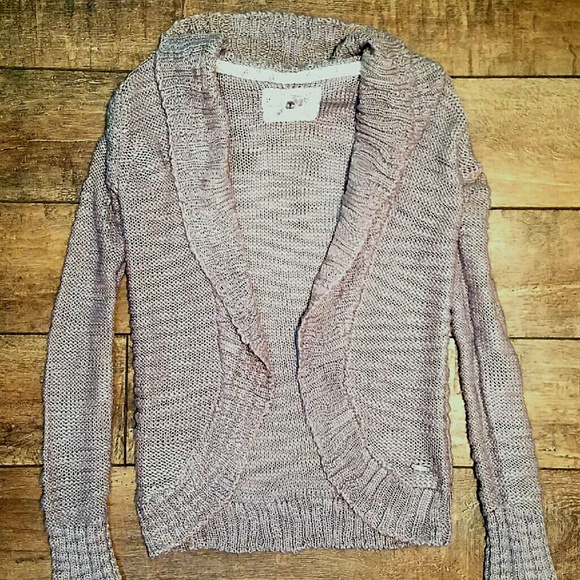 Gray Cardigan Sweater