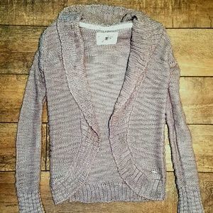 Gray Cardigan Sweater