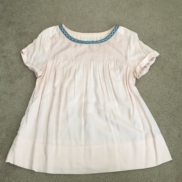 🚨FINAL PRICE🚨Light Pink Boho Top