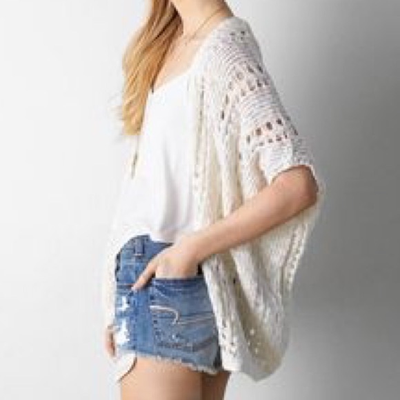 Crochet American Eagle Cardigan